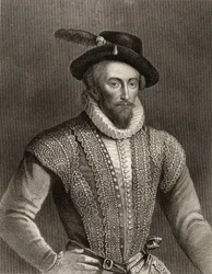 Retrato de Sir Walter Raleigh (c.1554-1618)